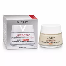 וישי ליפטאקטיב קרם יום SPF30 עם חומצה היאלורונית – 50 מ״ל 