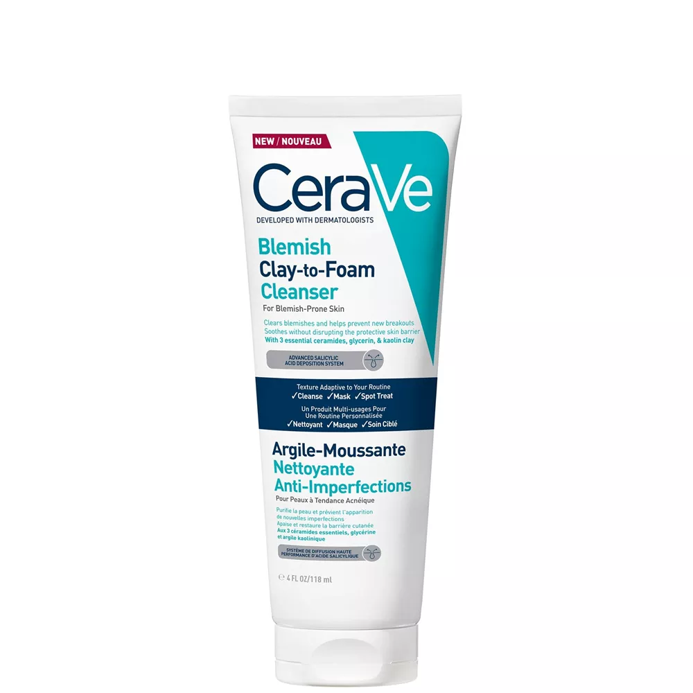 CeraVe קצף ניקוי BLEMISH CLAY TO FOAM 118M