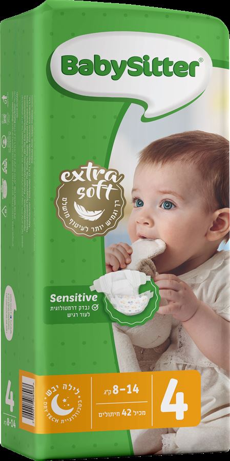 Baby Sitter חיתולים מידה 4