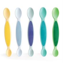 מארז 5 כפיות דו כיווניות לתינוק - Flawless™ - 5pc Duo Weaning & Feeding Spoons 