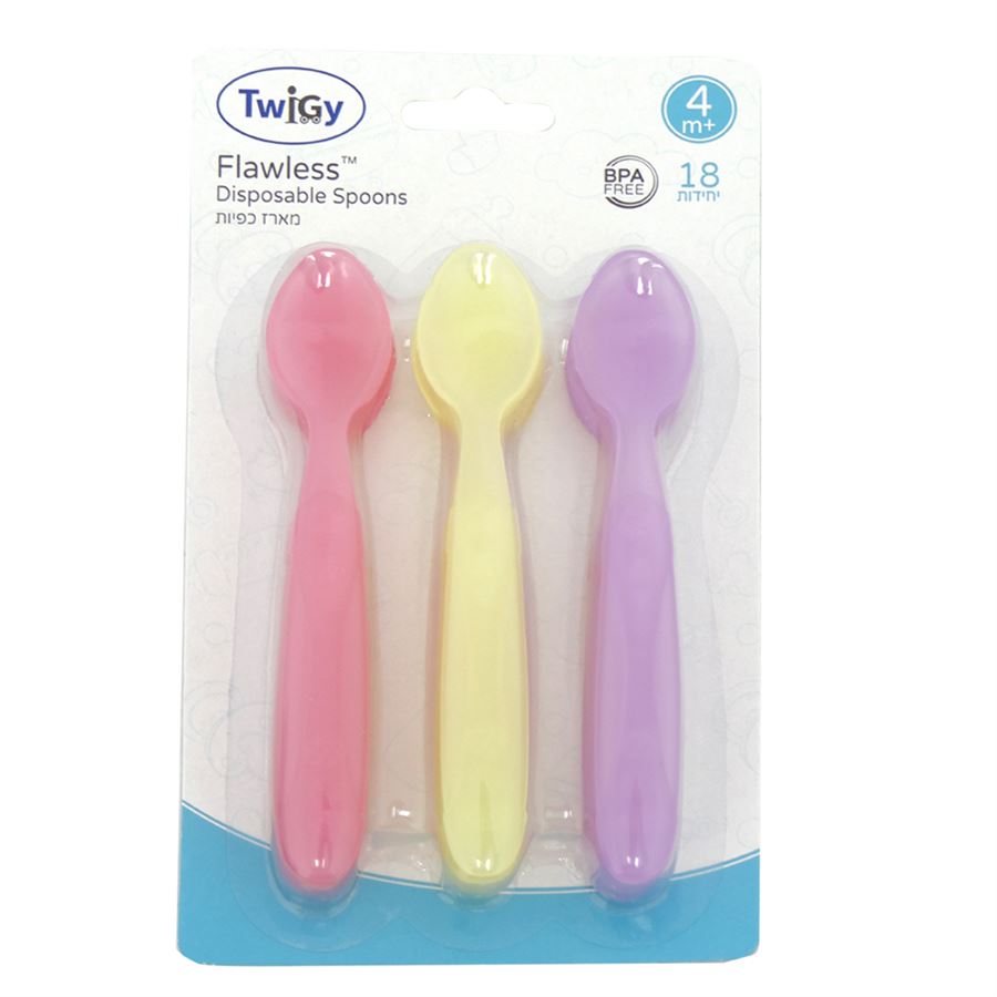 מארז 18 כפיות - Flawless™ Disposable Spoons